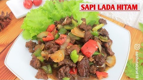ALA RESTORAN, INTIP RESEP DAGING SAPI LADA HITAM. RESEP KE 108.