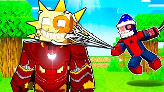 Sun and Moon Become SUPERHEROES in Minecraft
