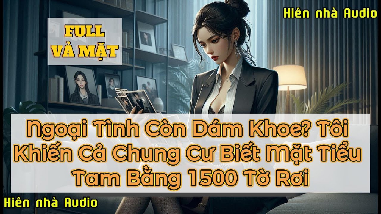 NGOẠI TÌNH CÒN DÁM KHOE? TÔI KHIẾN CẢ CHUNG CƯ BIẾT MẶT TIỂU TAM BẰNG 1500 TỜ RƠI