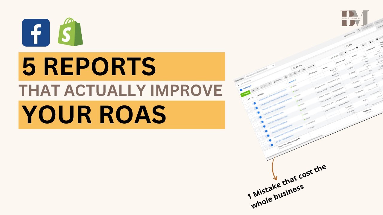 5 Advanced Reports That Actually Improve ROAS - YouTube