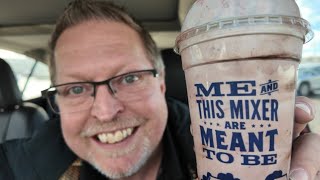 Culvers Chocolate Raspberry Concrete Mixer Review !!