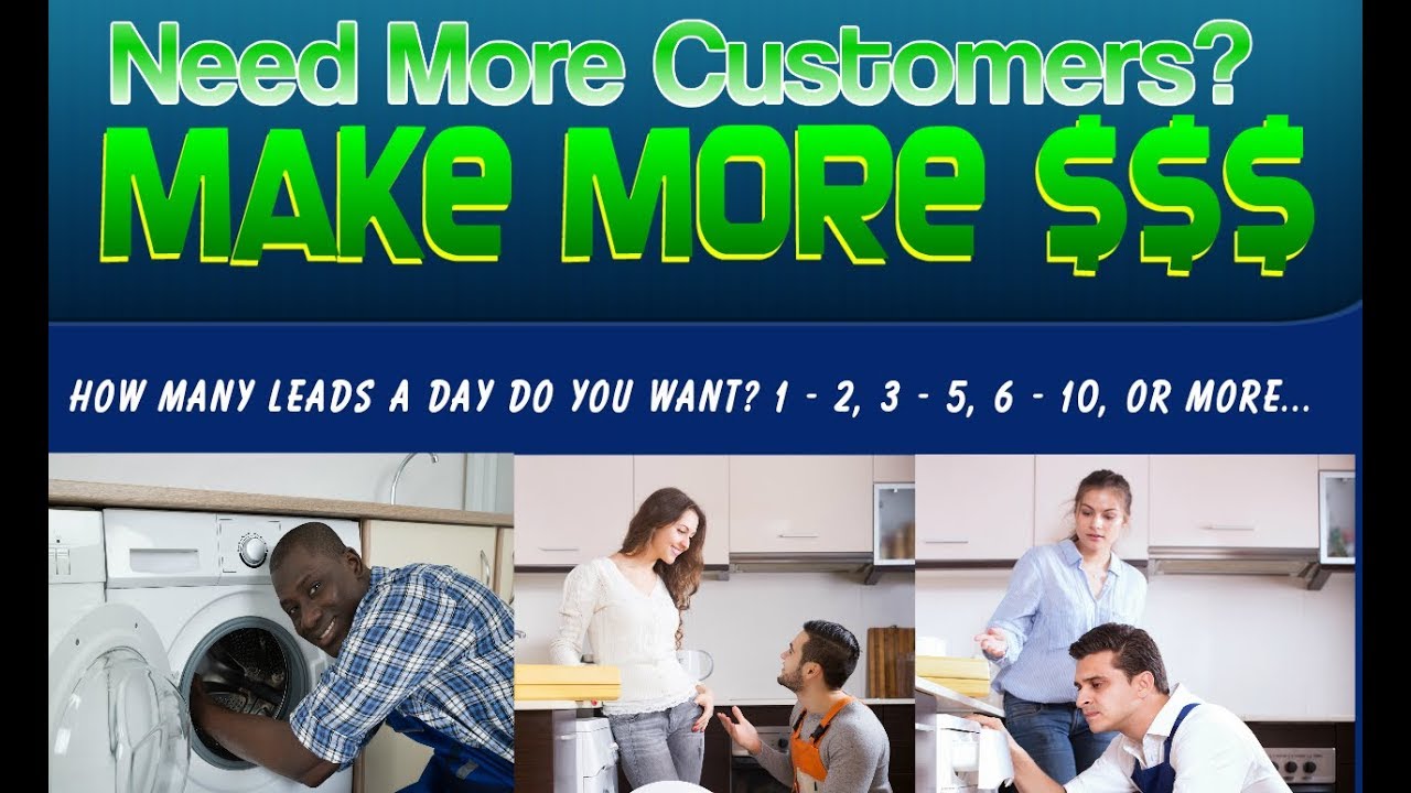 Appliance Repair Leads - Unlimited Appliance Leads for Business Starting $7 with Free Website