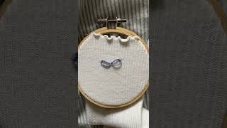 Socks embroidery | Socks design | Bow tie embroidery on the socks