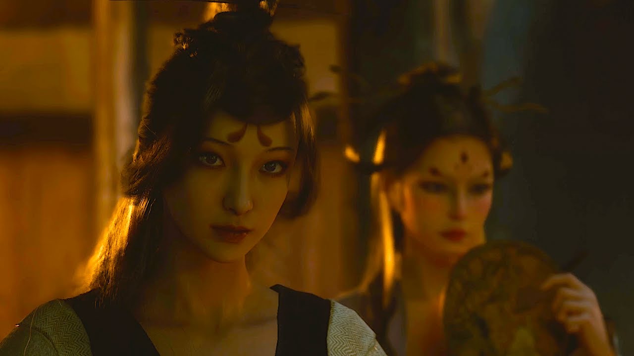 Прекрасные сестры скрывают свои смертоносные формы (Все сцены с женщинами-пауками) Черный миф Укун