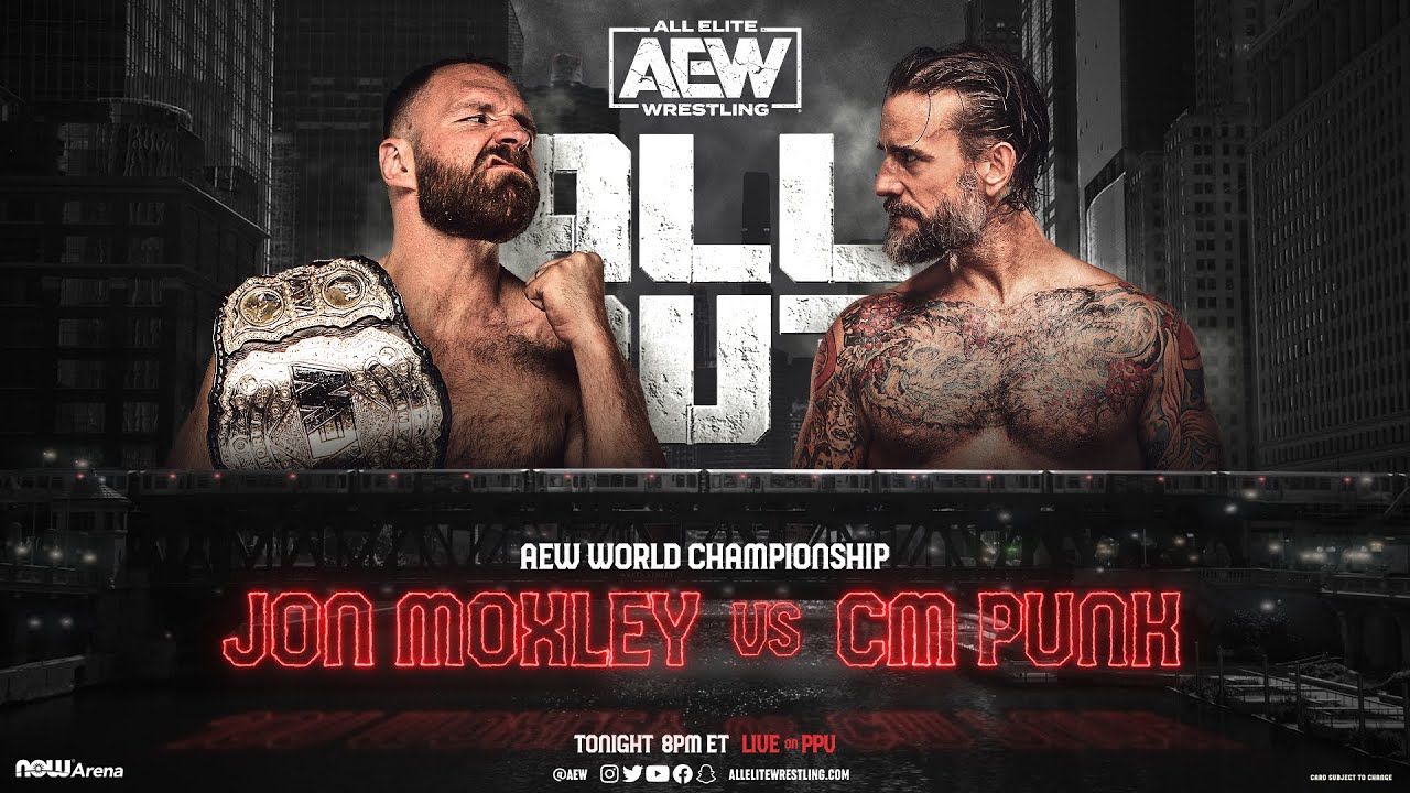 Jon Moxley vs. CM Punk  AEW ALL OUT PPV 2022 AEW World Championship Match WWE 2K22
