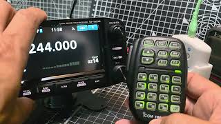 ICOM IC-5200 DTMF Microphone HM151 - YouTube