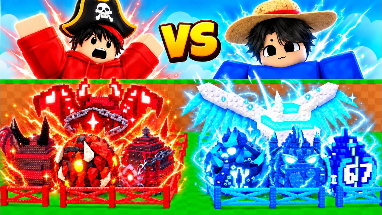 HUEVOS ROJOS vs AZULES en ROBA UN HUEVO!