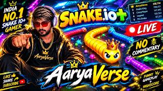 🔴 SNAKE.io+ LIVE 🐍 Can I Reach 150K+? 🔥 iPad 11th Gen | AaryaVerse screenshot 3