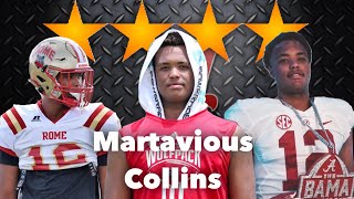 Martavious Collins Highlights Reaction! Alabama Football Commit!