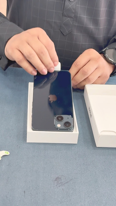 Unboxing Apple iPhone 13🖤 #reels #Apple #Unboxing #iPhone13 #iOne #youtubeshorts #video