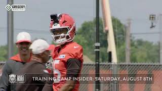 Browns Training Camp Insider August 8