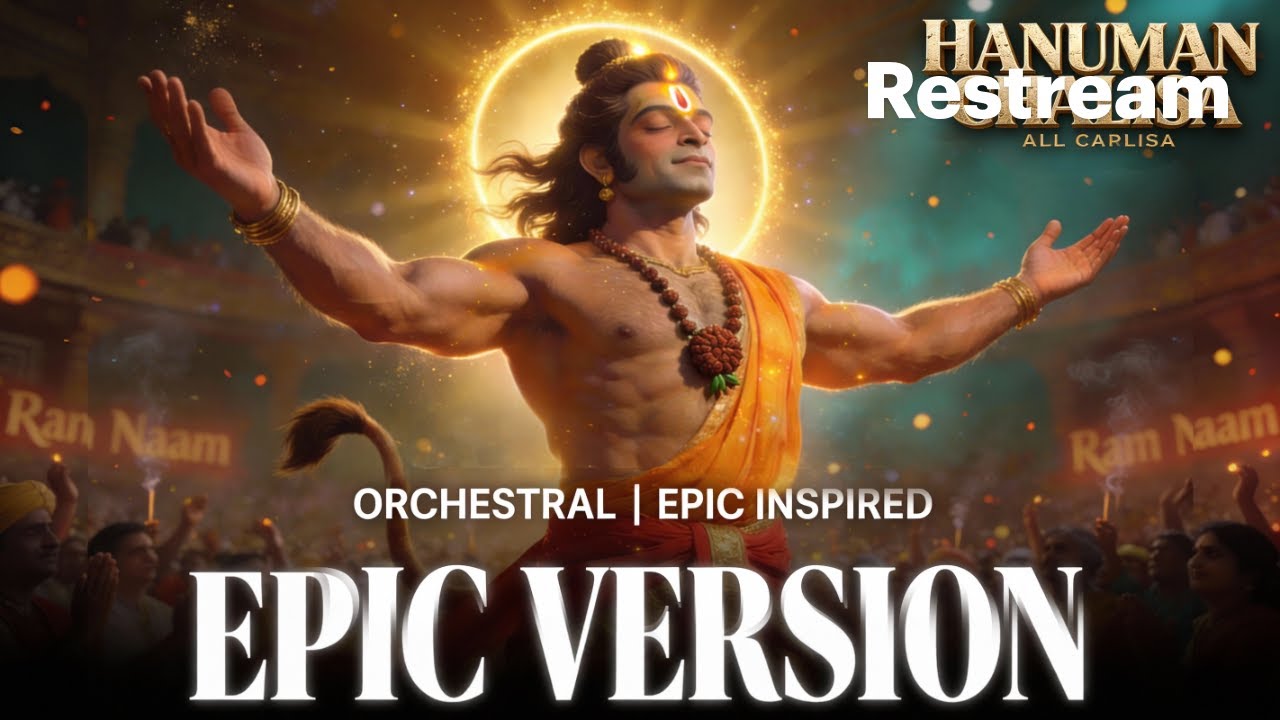 Hanuman Chalisa Epic Version | Powerful War Theme | Deep Male Voice | Cinematic Bhajan 2026