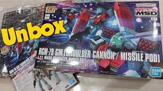 RGM-79 GM (Shoulder Cannon \/ Missile Pod) [Unbox]