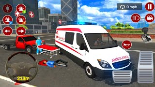 American Emergency Ambulance Simulator 2021 -Android Gameplay | Ambulance Simulator #ambulancegames screenshot 4