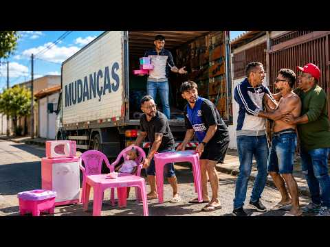 PEDINDO CAMINHÃO DE MUDANÇA PRA MÓVEIS DE BRINQUEDO