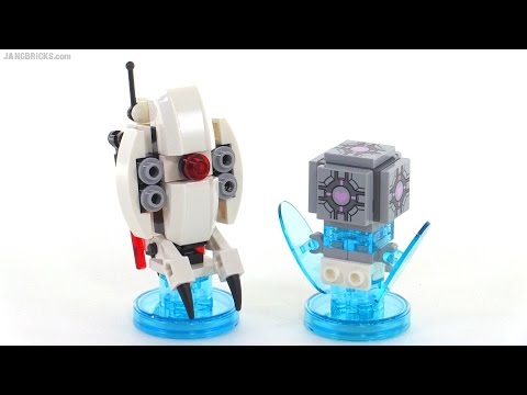 Build with me: LEGO Dimensions Portal 2 Sentry Turret & Companion Cube