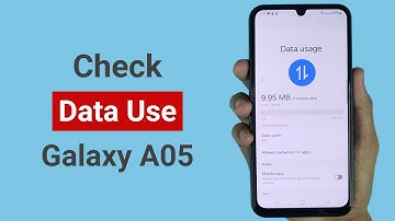 How to Check Data Usage in Samsung A05