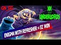 ( RU ) ENIGMA WON THIS GAME SOLO IN DOTA UNDERLORDS WITH 2 MIDNIGHT PULSES