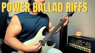 Heavy Metal Power Ballad Guitar Lesson - 3 Riffs