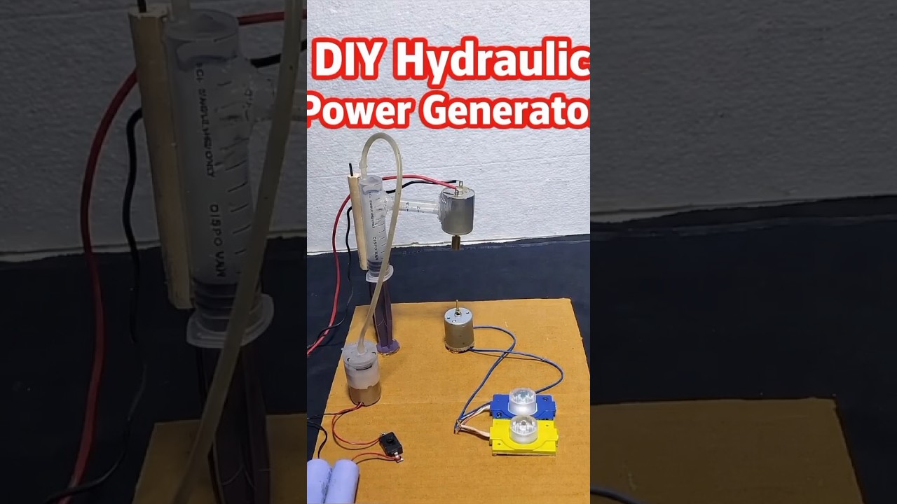 DIY Hydraulic Power Generator 