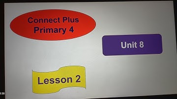 Connect Plus.Primary 4 .  Unit 8                             Lesson 2