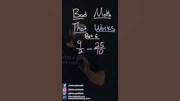Bad Math That Works | Part 6 | Minute Math #shorts