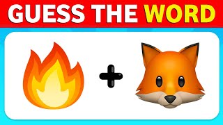 Can You Guess the WORD By The Emojis? 🤔💡| Guess The Emoji