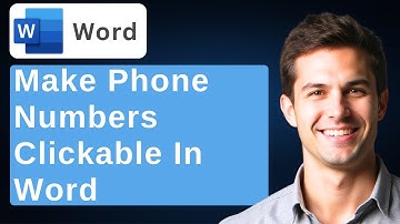How To Make Phone Numbers Clickable In Microsoft Word Documents [2025 Guide]