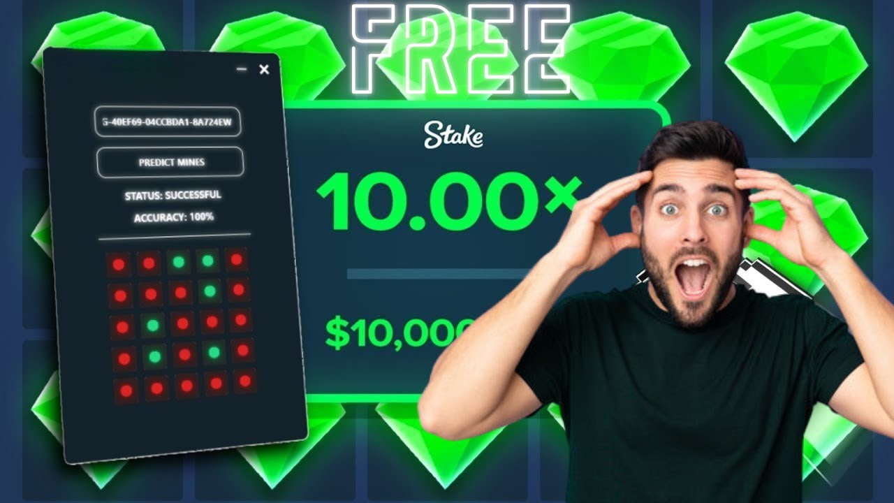 Free Stake Predictor Bot for Mines | 100% Accuracy