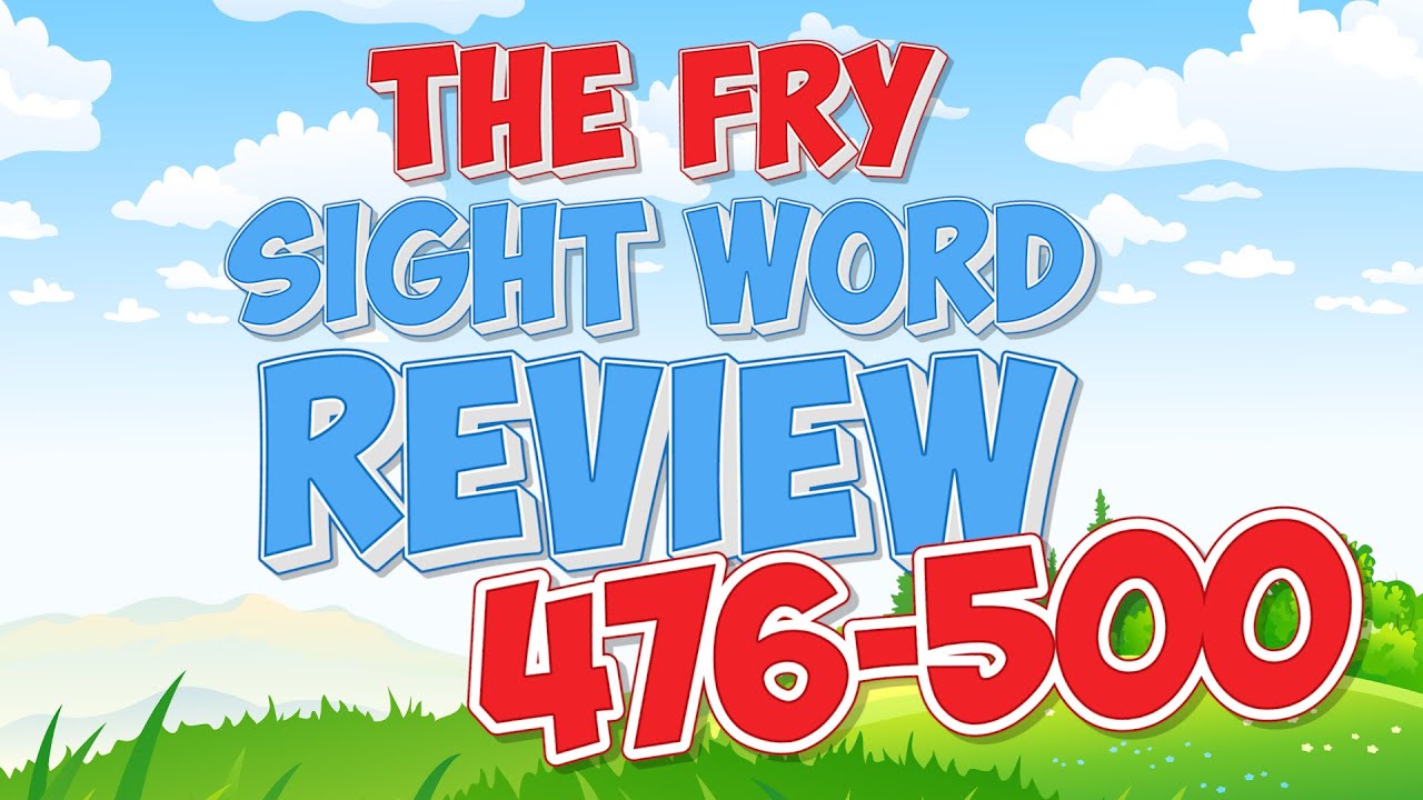 Fry Sight Word Review | 476-500 | Jack Hartmann - YouTube