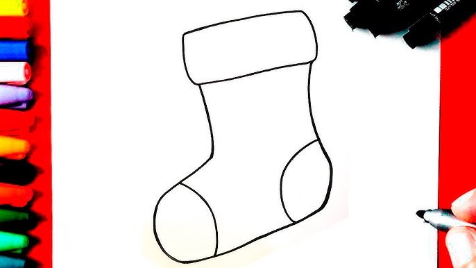 COMO DIBUJAR un CALCETÍN DE NAVIDAD Kawaii (Bota Navideña) - YouTube como-dibujar-un-calcet-n-de-navidad-kawaii-bota-navide-a-youtube
