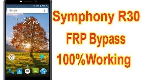 symphony r30 frp bypass,google account delete