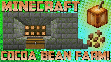 Minecraft 1.16 SIMPLE COCOA BEAN FARM! [Minecraft Bedrock, Java, MCPE, Xbox, Ps4]