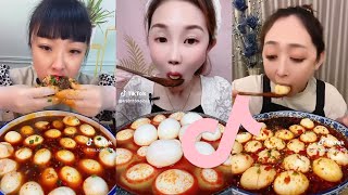 CRAZY CHINESE EGG EATING MUKBANGS | tiktok compilation | #eating #asmr #tiktok #mukbang #chinesefood