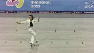 2023 WORLD CHAMPIONSHIPS SHANGHAI CLASSIC SLALOM Final (JRW) 1st XU XIAOXIAO(CHN)