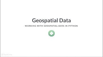 Python Tutorial: Geospatial data