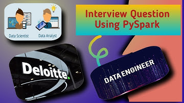 deloitte interview question in pyspark| pyspark interview questions | #interview | #sql |#data