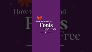 Easy *Font* Download for Free #shorts #yt