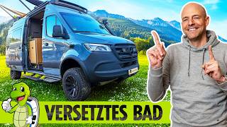 HIGH-END VAN für FREISTEHER: 7 Meter | BAD rechts | 3m KÜCHE | 225 Liter Wasser | 460Ah | Vanside