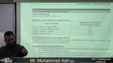 CAF-7 CLAW-Sir-Asif-Lecture-21