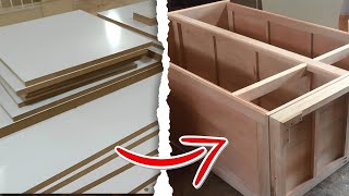 How To Build Wardrobe Extremely Fast and Simple - Woodworking Skills Very Smart of