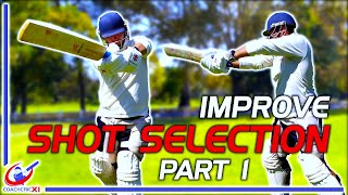 How to IMPROVE your Shot Selection - Part 1 - Cricket Shot Selection Drill