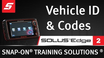 Vehicle ID & Codes : SOLUS™ EDGE  (Pt. 2/9)- | Snap-on Training Solutions®