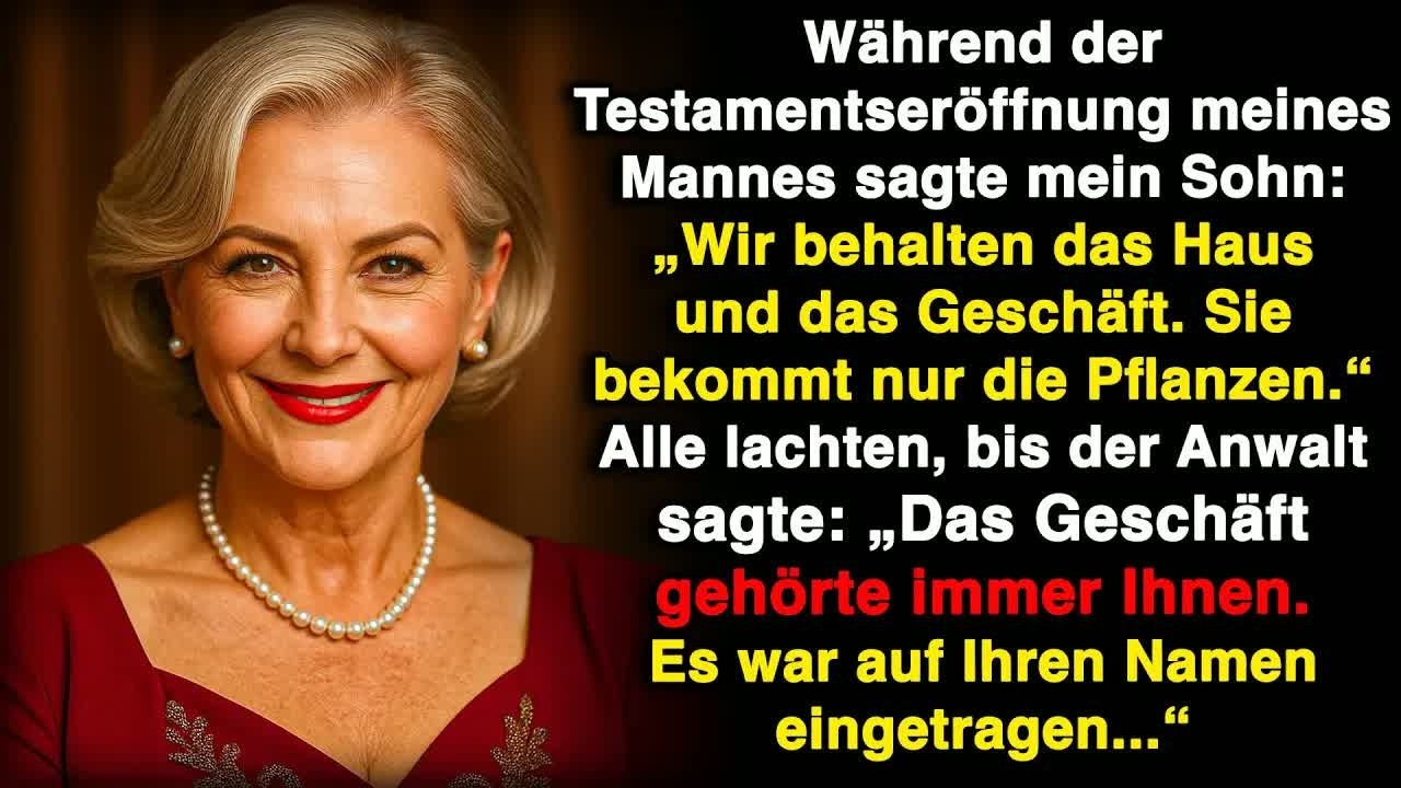 Mein Sohn lachte bei der Testamentseröffnung, bis der Anwalt den echten Besitzer nannte!