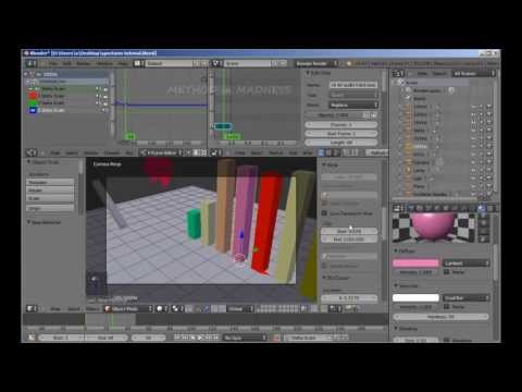 Advanced animation technique using Graph Editor in Blender -make an Audio Spectrum analyzer