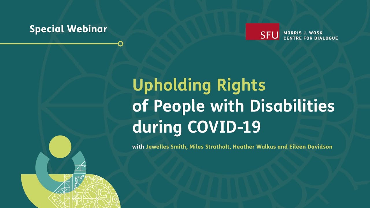 Webinar: Upholding Rights of People with Disabilities during COVID-19 ...