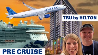 PRE CRUISE HOTEL VLOG   Tru by Hilton Fort Lauderdale Downtown Life With Favor