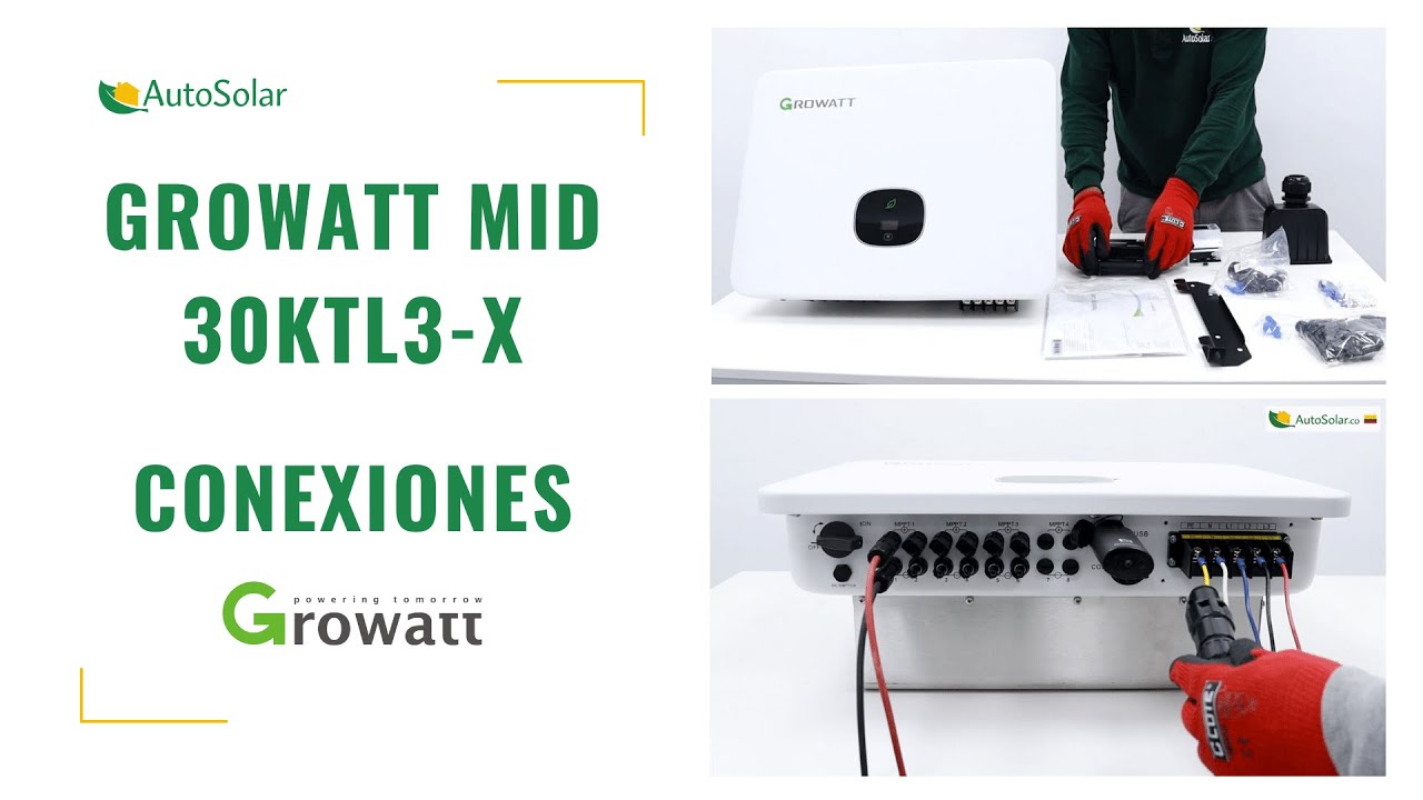 Inversor Growatt MID 30KTL3-X | AutoSolar Perú