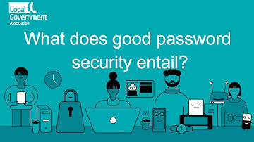 What does good password security entail?