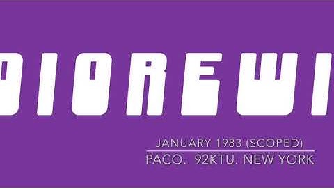 WKTU New York Paco (Scoped) January 1983